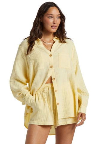 Oversized Blouse - Geel - Billabong