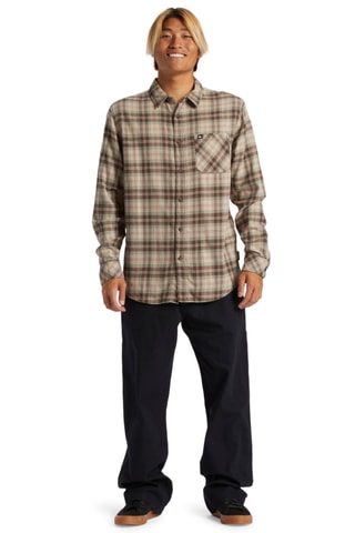 Overhemd Regular Fit - Bruin
