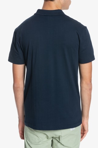 Biologisch Katoenen Polo Marineblauw - Quiksilver