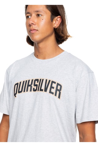T-shirt Regular Fit - Gemêleerd Lichtgrijs