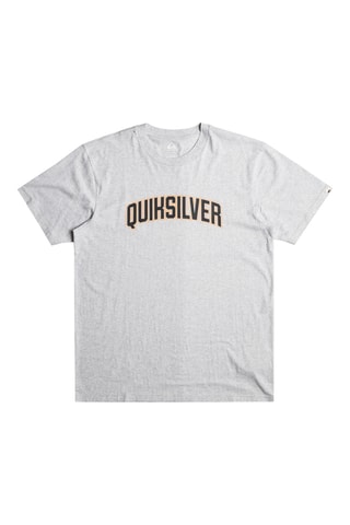 T-shirt Regular Fit - Gemêleerd Lichtgrijs