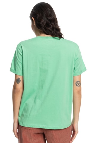 Biologisch Katoenen T-shirt Loose - Groen - Roxy