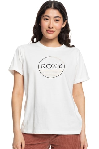 Biologisch Katoenen T-shirt Loose - Wit - Roxy