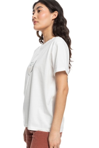 Biologisch Katoenen T-shirt Loose - Wit - Roxy