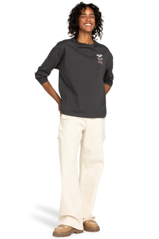 Biologisch Katoenen T-shirt regular - Zwart - Roxy