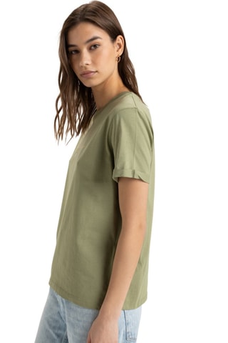Biologisch Katoenen T-shirt regular - Groen - Roxy
