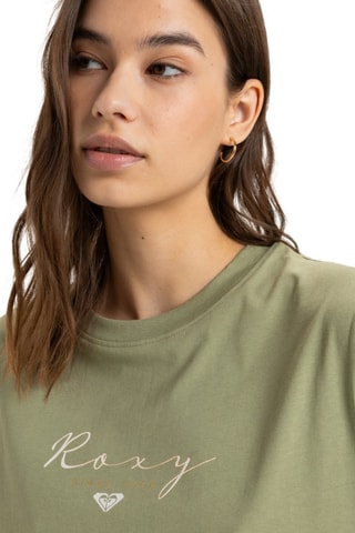 Biologisch Katoenen T-shirt regular - Groen - Roxy