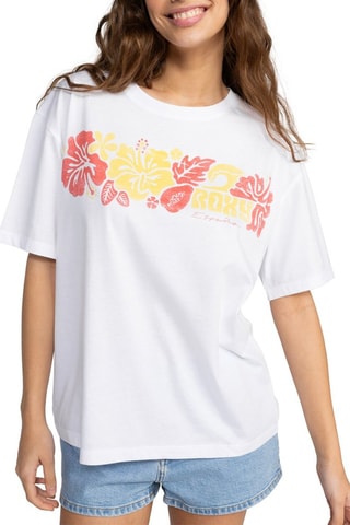 Biologisch Katoenen T-shirt - Wit - Roxy