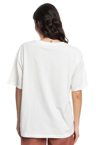Oversized Biologisch Katoenen T-shirt - Wit - Roxy
