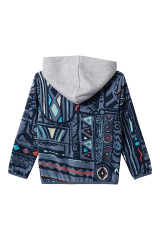 Fleece Sweater met Capuchon - Grijs