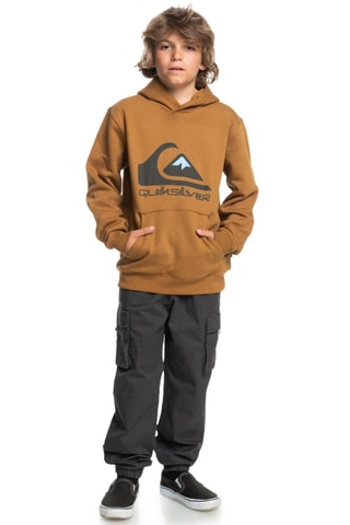 Fleece Sweater met Capuchon - Bruin