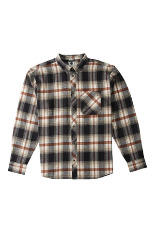 Biologisch Katoenen Blouse Relaxed Fit Element - Zwart