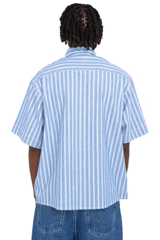 Biologisch Katoenen Blouse Oversized Fit Element - Blauw