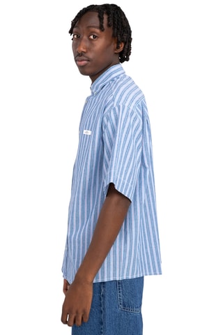 Biologisch Katoenen Blouse Oversized Fit Element - Blauw
