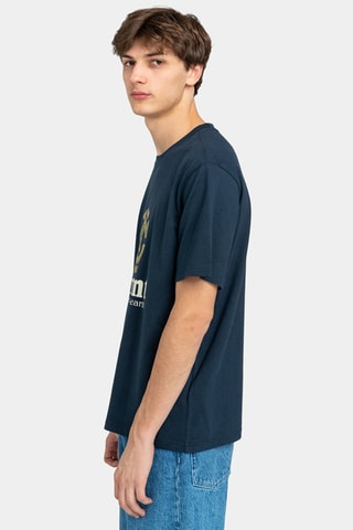 Biologisch Katoenen T-shirt Regular Fit Element - Marineblauw