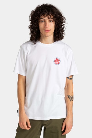 Biologisch Katoenen T-shirt Regular Fit Element - Wit