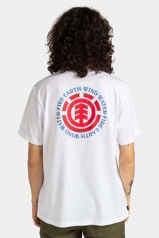 Biologisch Katoenen T-shirt Regular Fit Element - Wit