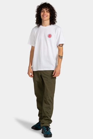 Biologisch Katoenen T-shirt Regular Fit Element - Wit