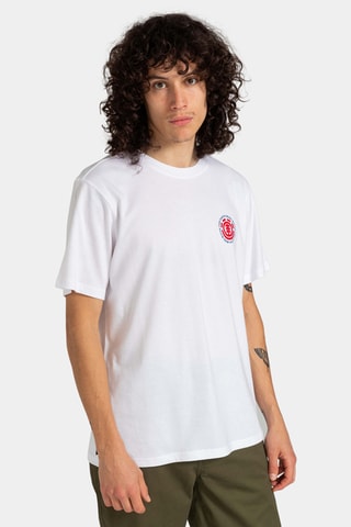 Biologisch Katoenen T-shirt Regular Fit Element - Wit