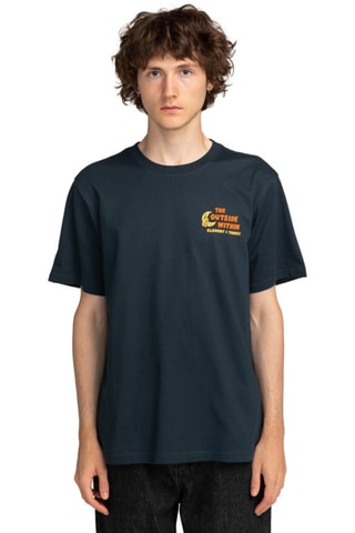 Biologisch Katoenen T-shirt Regular Fit Element - Marineblauw