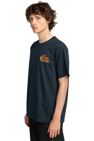 Biologisch Katoenen T-shirt Regular Fit Element - Marineblauw