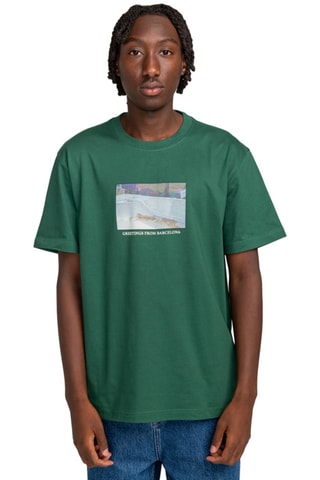 Biologisch Katoenen T-shirt relaxed Fit Element - Donkergroen