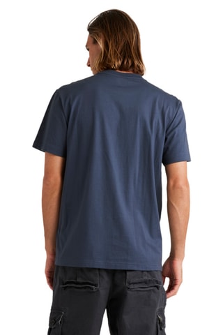 Biologisch Katoenen T-shirt relaxed Fit Element - Marineblauw