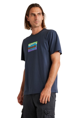 Biologisch Katoenen T-shirt relaxed Fit Element - Marineblauw