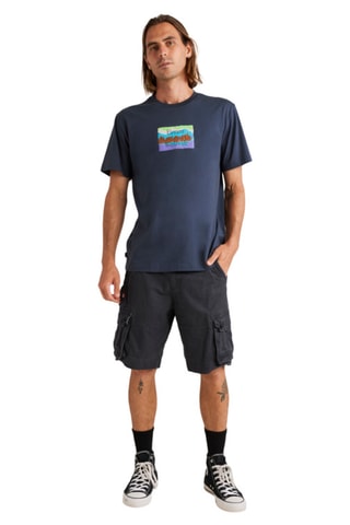 Biologisch Katoenen T-shirt relaxed Fit Element - Marineblauw