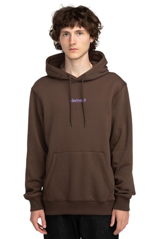 Sweater Regular Fit met Capuchon Element - Bruin