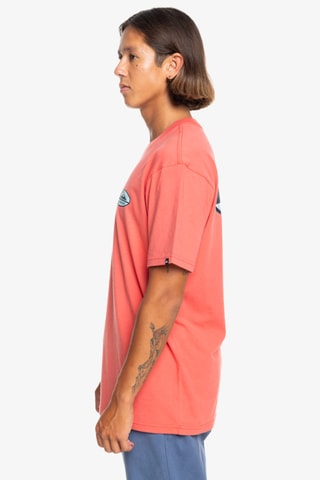 T-shirt Regular Quicksilver - Koraalrood