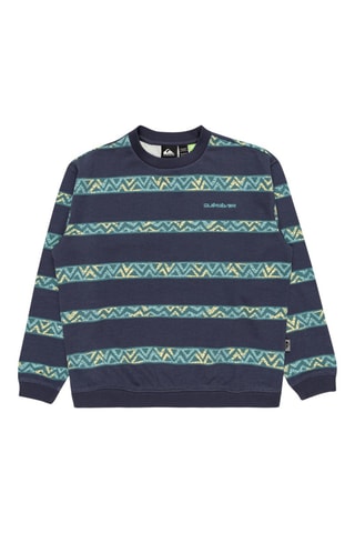 Biologisch Katoenen Sweater - Marineblauw - Quiksilver