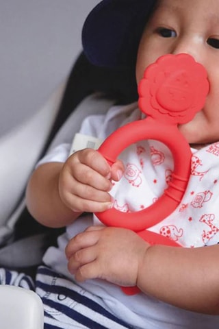 Anneau de dentition en silicone sans BPA - Dès 6 mois
