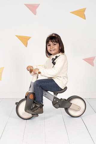 Tricycle évolutif multifonction - Gris - De 18 à 36 mois - Jusqu’à 20 kg