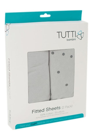 2 draps-housses - 51 x 81 x 0,4 cm
