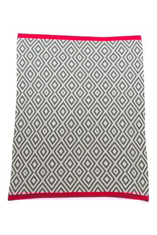Couverture en coton biologique - Gris clair - 80 x 100 cm