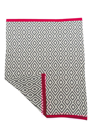 Couverture en coton biologique - Gris clair - 80 x 100 cm