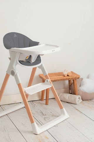 Chaise haute 2-en-1 en bois - Dès la naissance - Jusqu’à 15 kg