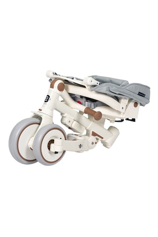 Tricycle évolutif multifonction - Ecru et marron - De 12 mois à 6 ans - Jusqu’à 25 kg