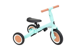 Tricycle évolutif multifonction - Turquoise et noir - Dès 12 mois - Jusqu’à 5 ans