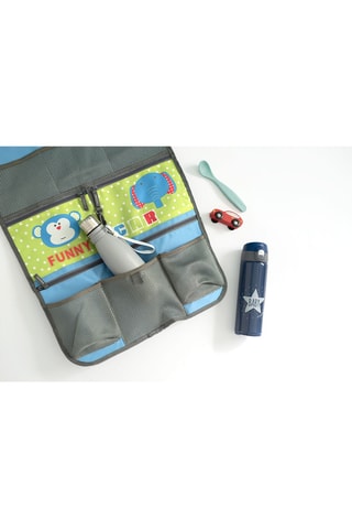 Organisateur de voiture - Bleu cobalt et gris foncé