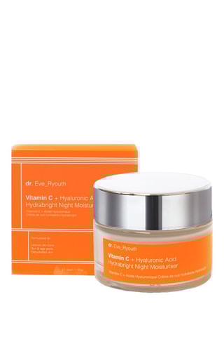 Crème de nuit hydratante vitamine C et acide hyaluronique - 50 ml