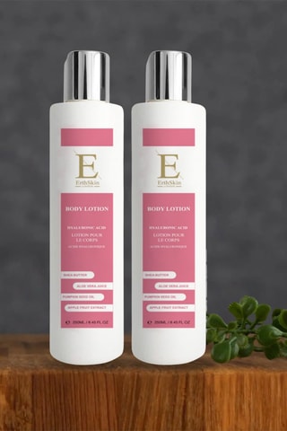 2 lotions pour le corps à l'acide hyaluronique - 2 x 250 ml
