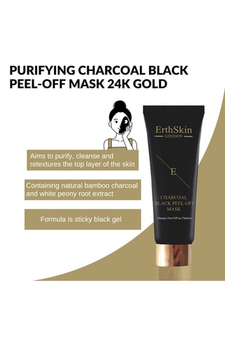 Masque peel-off au charbon 24K Gold -  50 ml