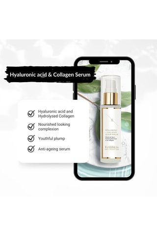 Sérum à l'acide hyaluronique et au collagène - 60 ml