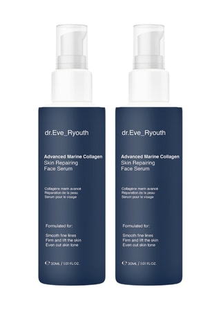 2 sérums réparateurs visage collagène marin avancé - 2 x 60 ml