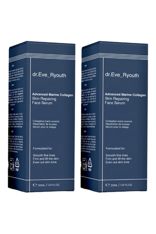 2 sérums réparateurs visage collagène marin avancé - 2 x 60 ml