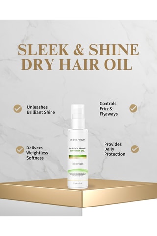 Huile sèche pour cheveux Sleek & Shine - Cheveux secs - 60 ml