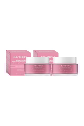 2 crèmes hydratantes collagène marin firm & glow - 2 x 50 ml