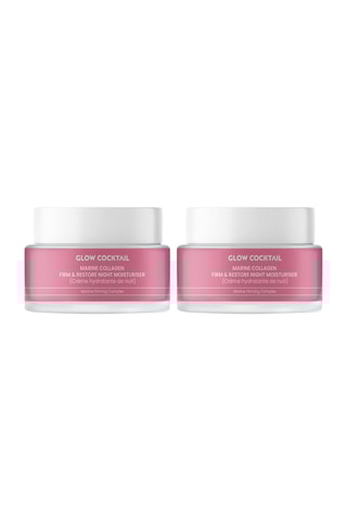 2 crèmes de nuit raffermissantes au collagène marin - 2 x 50 ml